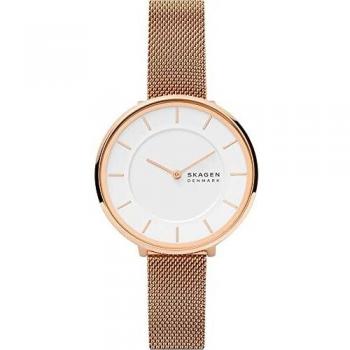 Reloj Analógico de Acero Inoxidable para Mujer Skagen Gitte SKW3013 en Oro Rosa