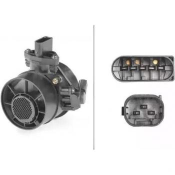 Sensor de flujo de aire HELLA 8ET 009 149-421, medidor de masa de aire con alta precisión, diseño compacto, fácil instalación, compatible con múltiples vehículos y tecnología avanzada para optimizar el rendimiento del motor