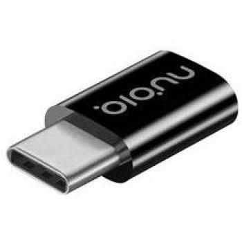 Adaptador Original Nubia Micro USB a Tipo C, Negro, Blister