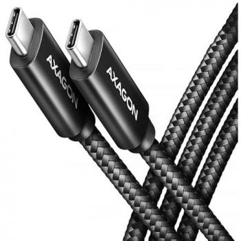 Cable de cargamento AXAGON BUCM4X-CM10AB USB-C  USB-C, USB4 Gen 3×2, 1m, PD 240W, 8K HD, ALU, trenzado,
