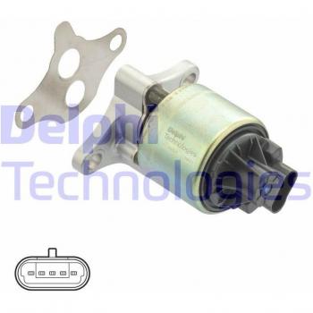 Válvula EGR DELPHI EG10397-12B1, tipo de producto: válvula de recirculación de gases de escape (EGR), características: compatible con diversos modelos de vehículos, fabricada por Delphi, diseño