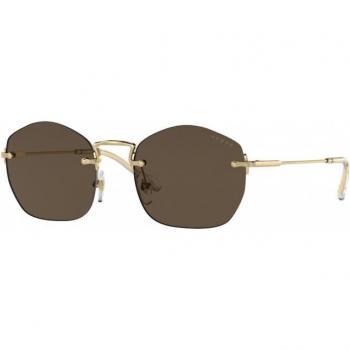 Vogue Vo4216s col. 280/73 Man Géométrique Gold Elegant Sunglasses Collection, Yellow unisex, Size: ONE SIZE