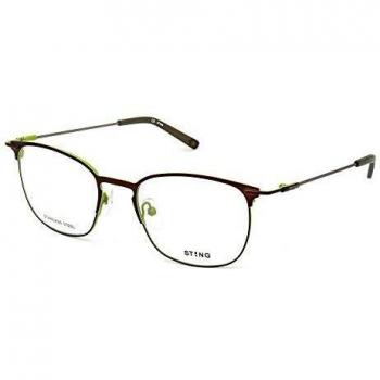 Sting VST166510SDN Gafas, Matt Brown W/Coloured Parts, 51/19/140 Unisex Adulto