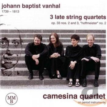 Les 3 derniers quatuors 'Hoffmeister', op.33 N°2 & N°3