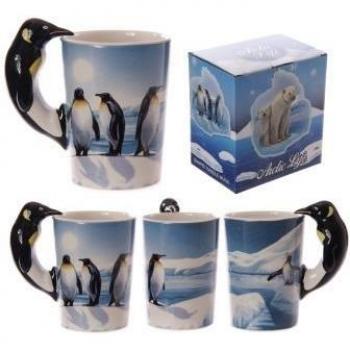 Puckator SMUG45 - Taza (8 x 13 x 12,5 cm), diseño de pingüino