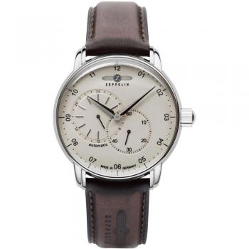 Zeppelin New Captain's Line Automatic Men's Watch with Beige Dial (Model 8662-5)