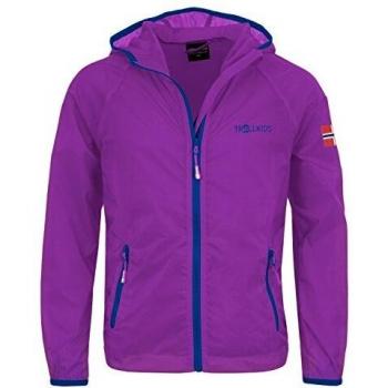 Trollkids Cazadora Fjell para Niños, Color púrpura/Azul Talla 2 años