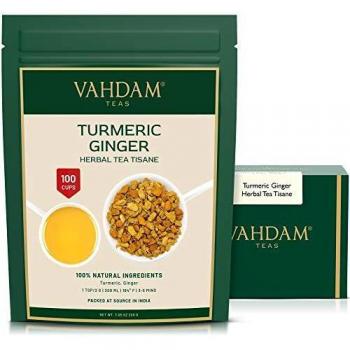 VAHDAM, Turmeric Ginger Herbal Tea Loose Leaf