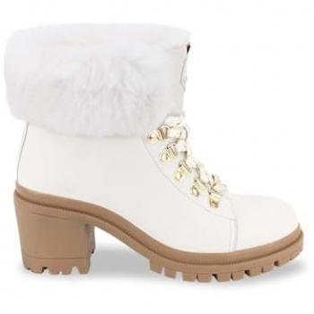 Botas de invierno para mujer Les Tropéziennes par M Belarbi Rosenn, con forro de cuero y tacón