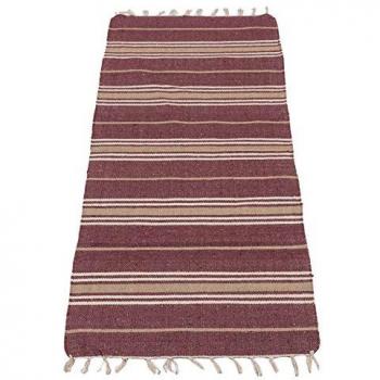 Kilim Original Auténtico Hecho a Mano 140x57 CM (Lavable a Máquina 30 °)