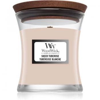 Vela Perfumada Sheer Tuberose 85 g - Hourglass Pequeña WoodWick