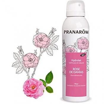 Hydrolato de Rosa Damascena Bio 150 ml - Tonificante y Antienvejecimiento, 100% Puro y Natural