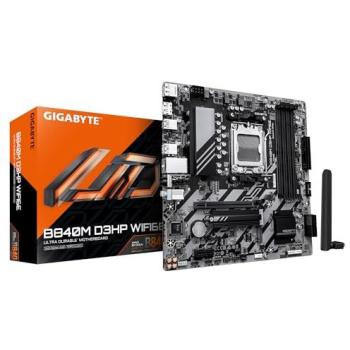 Placa Base Gigabyte B840M D3HP WiFi 6E AMD AM5 Micro ATX DDR5 RGB
