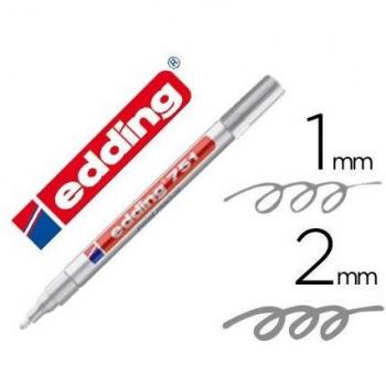 Rotulador Edding 751 Plata