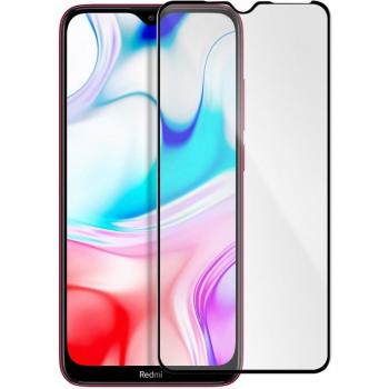 Protector de Cristal Templado Negro para Xiaomi Redmi 8A