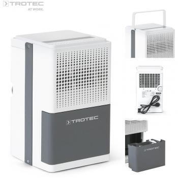 Trotec TTK 25 E - Deshumidificación, max de 10L/24h, para habitaciones de 15 m² / 37 m³, color blanco