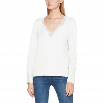 VERO MODA Vmanisa Ls Top D2-7, Camiseta sin Mangas para Mujer, Blanco