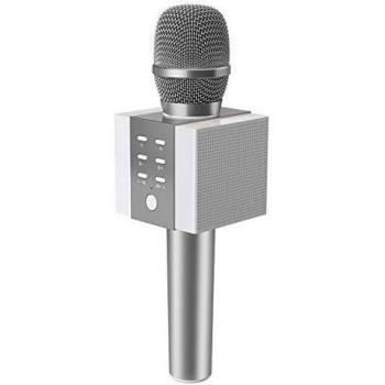 TOSING 008 Micrófono de Karaoke Inalámbrico Bluetooth, Potencia de Volumen Más Alta 10W, Más Bajo, 3-en-1 Máquina de Micrófono Portátil de Altavoz Portátil para iPhone/Android/iPad/PC