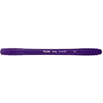 Caja 16 rotuladores punta fina SWAY fineliner 0,4 mm lila