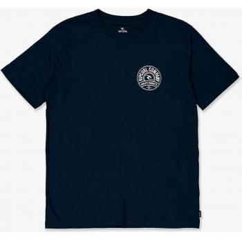 Camiseta de Manga Corta Infantil Rip Curl Stapler Azul marino