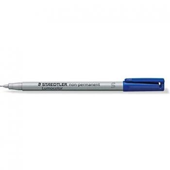 Marcador Staedtler Lumocolor 311-3, Punta Redonda, Azul, 0.4 mm, No Permanente, Paquete de 10 unidades