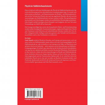 Physik der Halbleiterbauelemente: Einführendes Lehrbuch für Ingenieure und Physiker