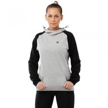 Sudadera Fitness Mujer Old School Gris Perla Siroko