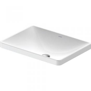 Duravit D-Neo 60x43.5 cm Undermount Bathroom Sink without Faucet Hole, White