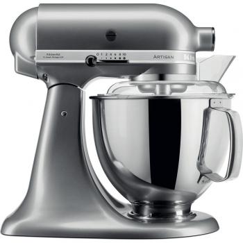 KitchenAid Artisan 5KSM175PSECU Robot de Cocina, 4.8 L, Contorno Plata