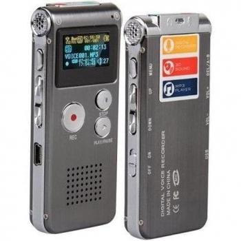 TOOGOO (R) 8GB grabadora de voz digital aparato de grabacion grabadora de voz WAV