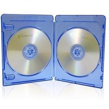 25 x Discos de doble (2) Blu-ray 11 mm cajas de almacenaje con logo diseño de dragón Trading Branded