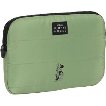 Funda para Portátil 11.6 Minnie Mouse Mint Shadow Safta - Verde, Acolchada, Dimensiones 31x23x2cm