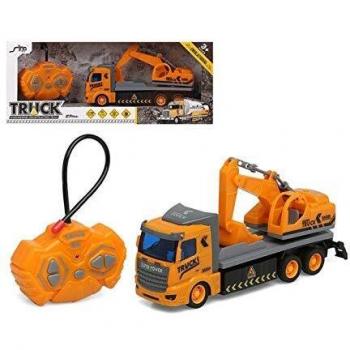 Atosa-63162 Camión con Grúa Radio Control, 111620, Multicolor, Talla Única