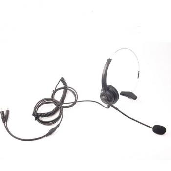 Auriculares de Centro de Llamadas con Micrófono, Cancelación de Ruido y Volumen Ajustable