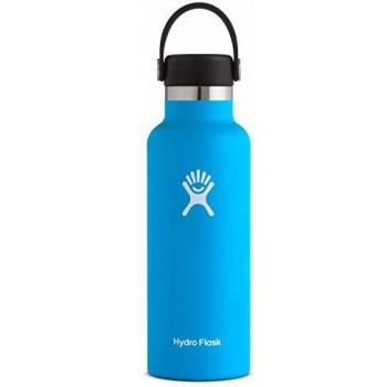 Hydro Flask Standard Mouth Insulated Water Bottle 18 oz (532 ml) with Flex Cap - BPA Free, TempShield Technology, Leak Proof, Powder Coated Finish