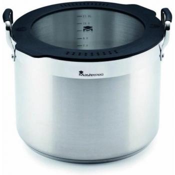 Cacerola Masterpro Ø 28 Cm Plateado Acero Inoxidable