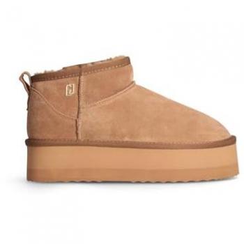 Liu Jo Women's Brown Platform Ankle Boots Jane 01 - 5cm Height