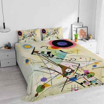 Juego de cama Sogni d'Autore, impresión digital, 100% algodón, doble, SD61
