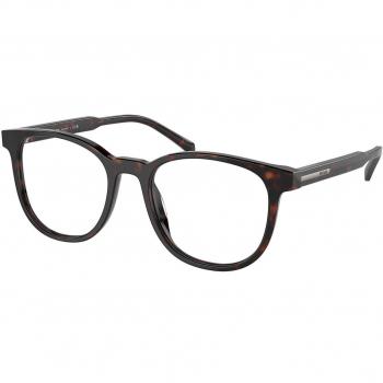 Prada PR A15VF Asian Fit 17N1O1 Men's Eyeglasses Tortoiseshell Size 54 - Frame Only with Blue Light Block Available