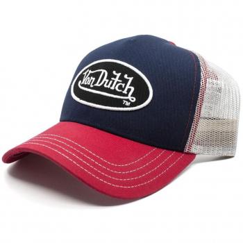 Gorra Von Dutch Marino/Roja Trucker Basic Logo