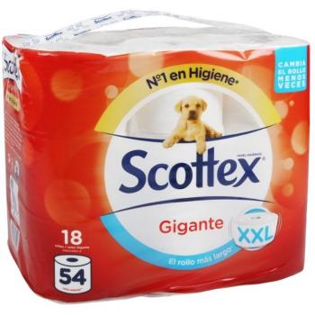 Papel Higiénico Gigante XXL 18 rollos Scottex