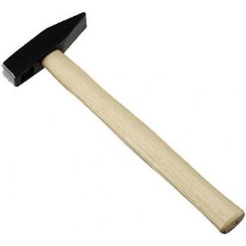 Martillo de cerrajero DIN 1041 con mango de madera de fresno 300 g
