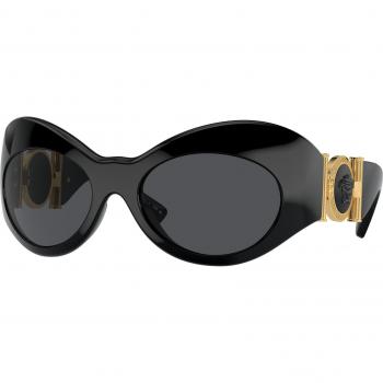 Versace VE4462 GB1/87 Women's Sunglasses Black Size 58 Geometrica