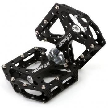 MSC Bikes MSC Controlflat - Pedales para Plataforma de Ciclismo, Color Negro