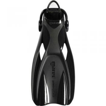 Aletas de Buceo Mares XR Power Plana Tec, Adultos Unisex, Color Negro, Talla 44/47