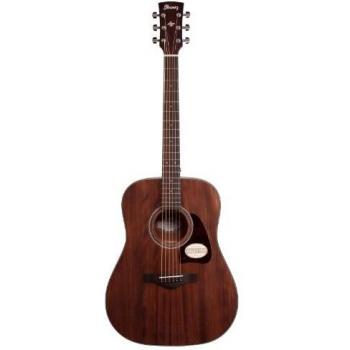 Ibanez Artwood AW54-OPN Open Pore Natural Dreadnought Acoustic Guitar