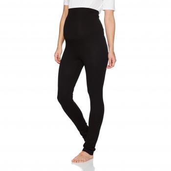 Mamalicious Mledda Jersey Yoga Pant, Pantalones De Deporte De Maternidad para Mujer, Negro