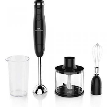 Batidora de Mano Multifunción con Accesorios Continental Edison CEHB01 Negro 400 W