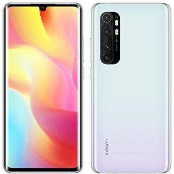 Xiaomi Mi Note 10 Lite Blanco Glaciar, Pantalla AMOLED Curva 3D de 6.47 FHD+, DotDisplay, Memoria de 6GB+64GB, Cámara Cuádruple de 64MP, Selfie Cámara de 32 MP, Procesador Snapdragon 730G, Batería de 5260 mAh con Carga Rápida de 30W y NFC Integrado