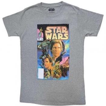 Camiseta Unisex Adulto Star Wars Original Marvel Años Vol. 3 Talla L Gris